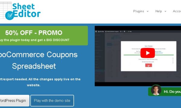 WP Sheet Editor – WooCommerce Coupons (Premium)