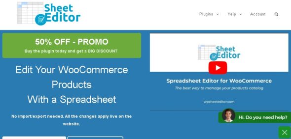 WP Sheet Editor – WooCommerce Products (Premium)