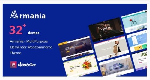 Armania - Fashion, Furniture, Organic, Food Multipurpose Elementor WooCommerce Theme (RTL Supported)