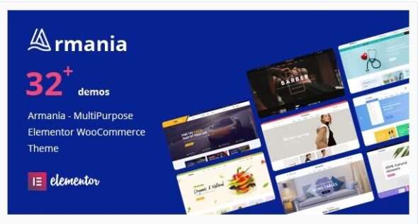 Armania - Fashion, Furniture, Organic, Food Multipurpose Elementor WooCommerce Theme (RTL Supported)