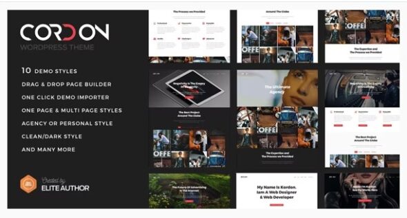 Cordon - Responsive One & Multi Page Portfolio Theme