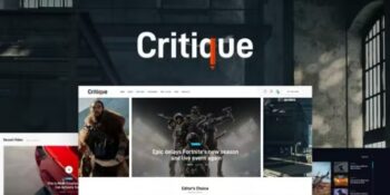 Critique – Magazine, Newspaper & Review Theme