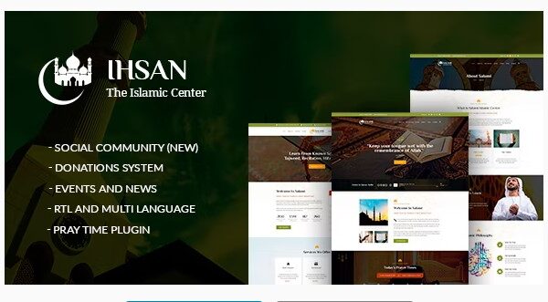 Ihsan - Islamic Prayer Center & Muslim Community + RTL