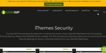 MainWP iThemes Security Extension
