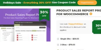 Product Sales Report Pro for WooCommerce