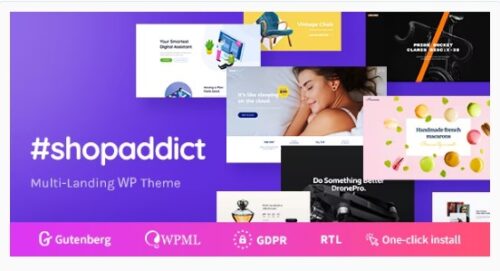 Shopaddict - WordPress Landing Pages To Sell Anything