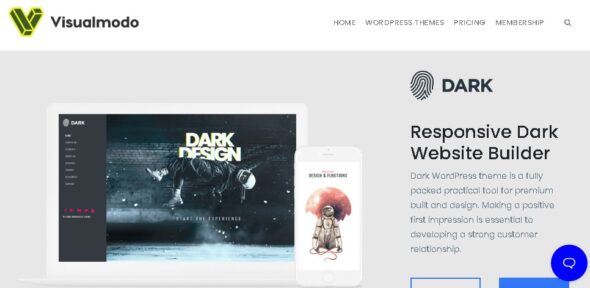 Dark WordPress Theme
