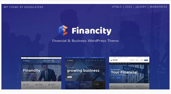 Financity - Business Financial Finance WordPress