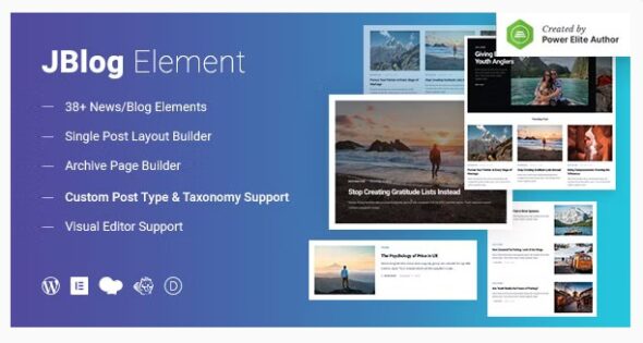 JBlog Elements - Magazine & Blog Add Ons for Elementor & WPBakery Page Builder
