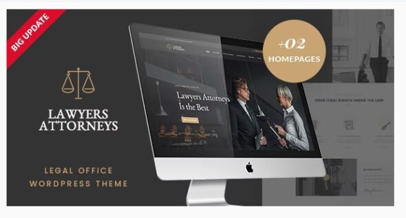 Lawyer Attorneys - Law Firm Office WordPress Theme