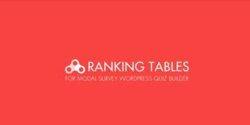 Modal Survey - Ranking Tables