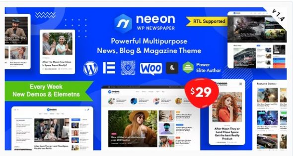 Neeon - WordPress News Magazine Theme