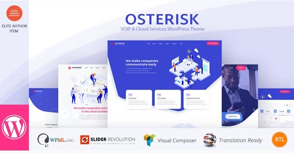 Osterisk- VOIP & Cloud Services WordPress Theme