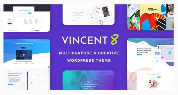 Vincent Eight Responsive Multipurpose WordPress Theme