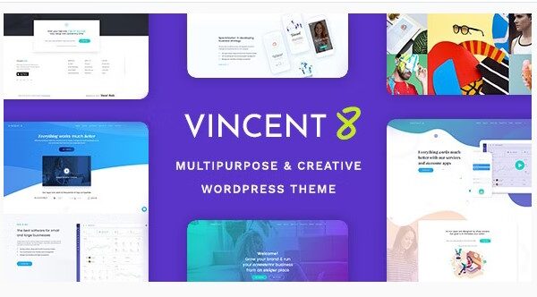 Vincent Eight Responsive Multipurpose WordPress Theme