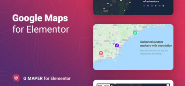 GMaper – Google Maps for Elementor