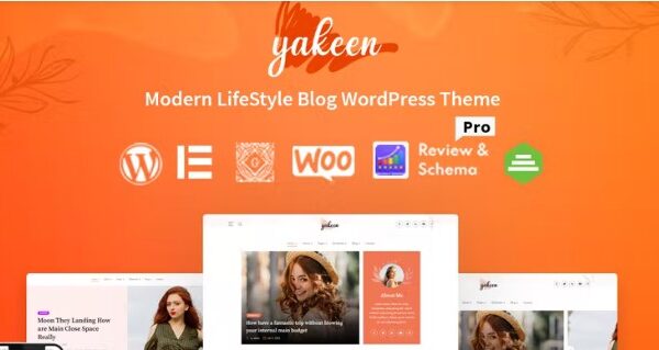Yakeen - Lifestyle Blog WordPress Theme