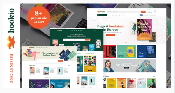 Bookio – Book Store WooCommerce WordPress Theme
