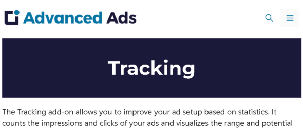 Advanced Ads – Ad Tracking