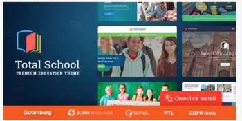 Total School - LMS and Education WordPress Theme