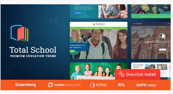 Total School - LMS and Education WordPress Theme