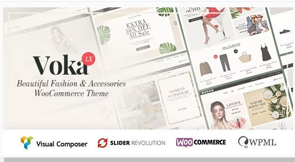 Voka - Fashion Cosmetic & Accessories WooCommerce Theme