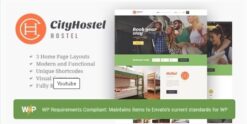 City Hostel A Travel & Hotel Booking WordPress Theme