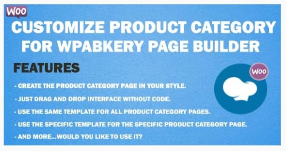 Customize Product Category for WPBakery Page Builder