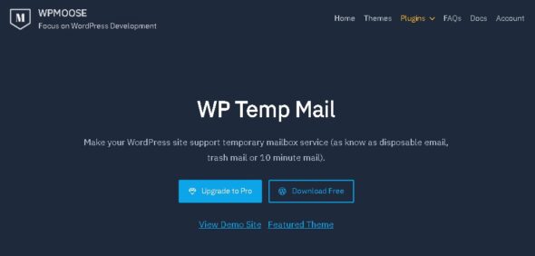 WP Temp Mail Professional