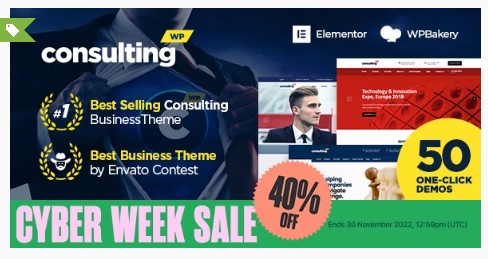 Consulting - Business, Finance WordPress Theme