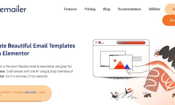 Elemailer Drag & Drop WordPress Email Template & Campaign Builder