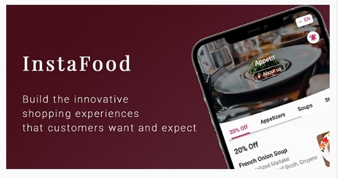 InstaFood - QR Menu, food delivery, pickup and dine-in for WordPress