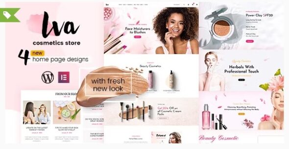 Iva - Beauty Cosmetics Shop WordPress Theme