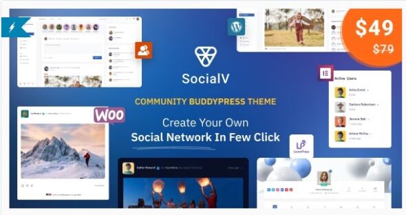 SocialV - Social Network and Community BuddyPress Theme