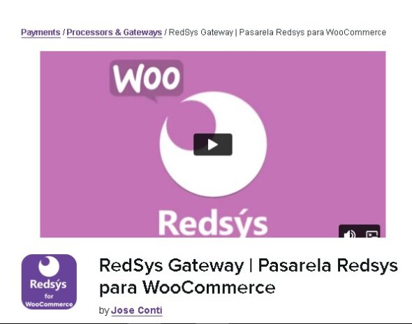 WooCommerce RedSys Payment Gateway