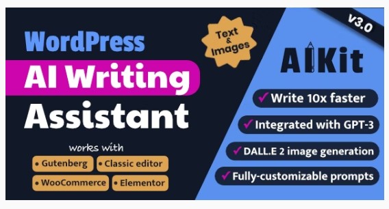 AIKit - WordPress AI Writing Assistant OpenAI GPT-3