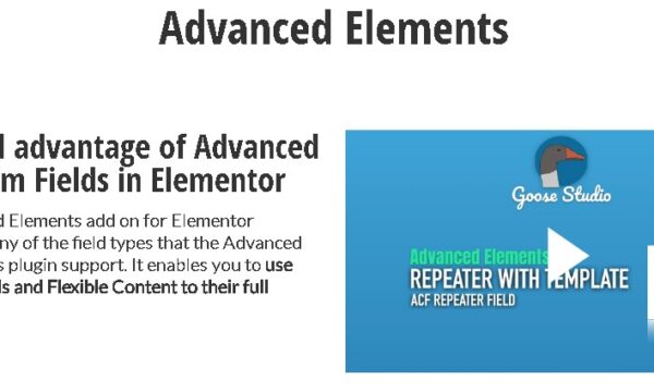 Advanced Elements For Elementor
