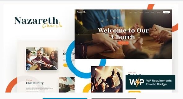 Nazareth Church & Religion WordPress Theme