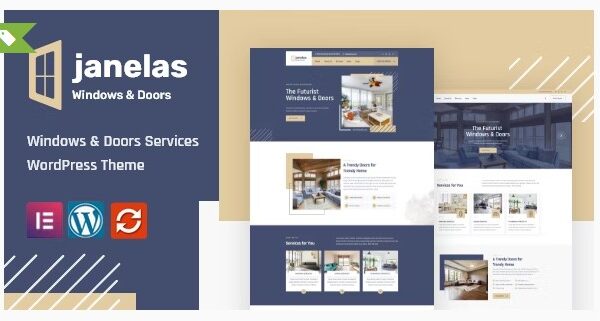 Janelas – Windows & Doors Services WordPress Theme