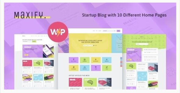 Maxify Startup & Business News WordPress Blog Theme