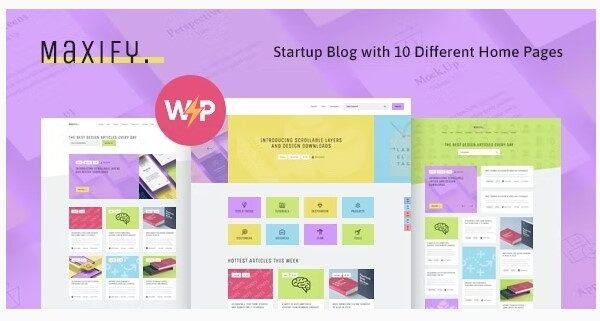 Maxify Startup & Business News WordPress Blog Theme