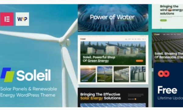 Soleil - Solar Panels & Renewable Energy WordPress Theme