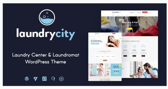 Laundry City | Dry Cleaning Services WordPress Theme