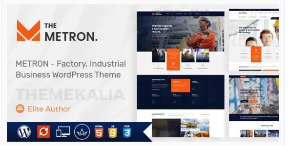 Metron - Industry and Construction WordPress Theme