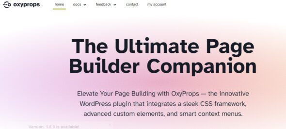 OxyProps The Ultimate Page Builder Companion