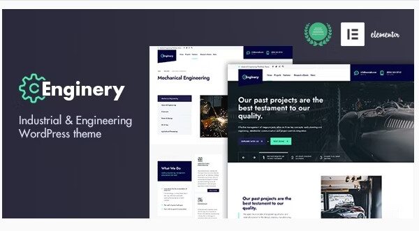 Enginery - Industrial & Engineering WP theme
