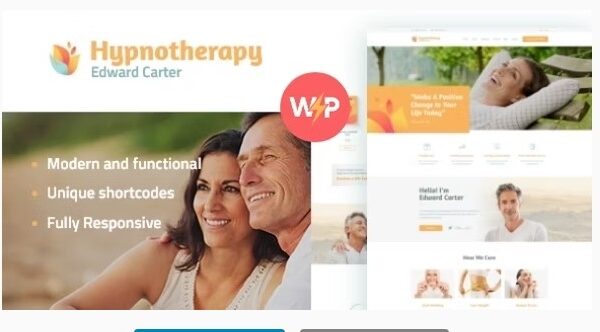 Hypnotherapy and Psychologist Therapy WordPress Theme