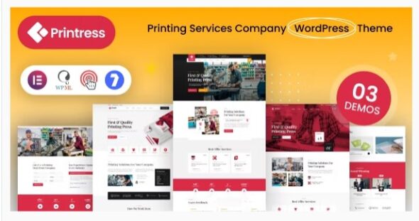 Printress - Printing Services Company WordPress