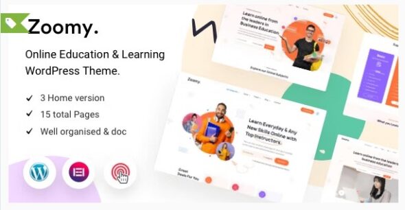 Zoomy - LMS & Education WordPress Theme