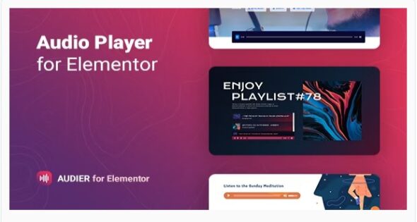 Audier – Audio Player with Controls Builder for Elementor